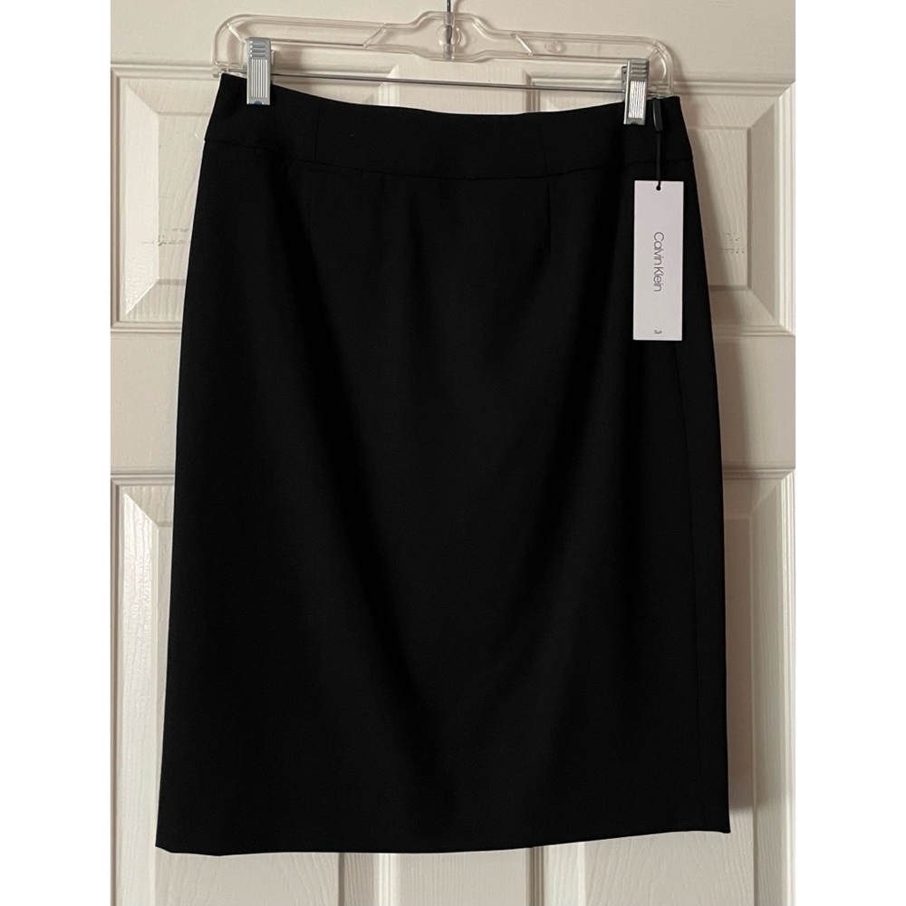 Calvin Klein Black Pencil Skirt